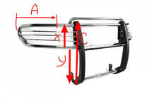 Toyota FJ Cruiser 2006-2022 Przedni Pałąk A098600 (Stal Nierdzewna) zdjęcia 6