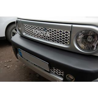 Nakładki chromowane na grill (stal nierdzewna) Toyota FJ Cruiser 2006-2022 zdjęcia 4
