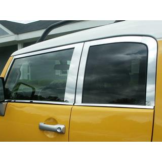 Zestaw listew okiennych stal nierdzewna 16 szt Toyota FJ Cruiser 2006-2022 zdjęcia 4