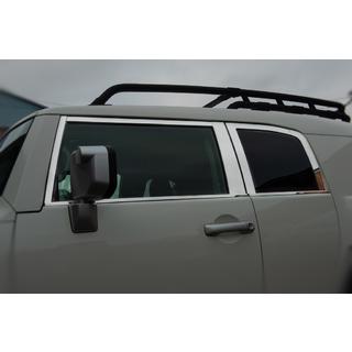 Zestaw listew okiennych stal nierdzewna 16 szt Toyota FJ Cruiser 2006-2022 zdjęcia 3