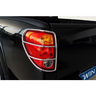 Osłony tylnych lamp (stal nierdzewna, 2 szt.) Mitsubishi L200 2006-2015 zdjęcia 1