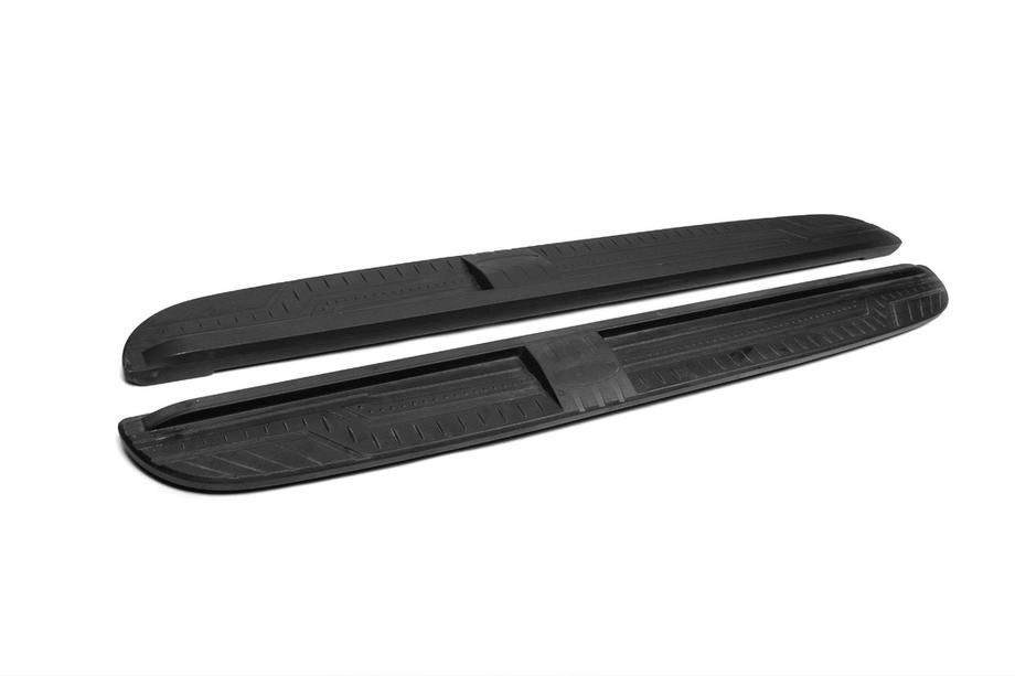 Hyundai Santa Fe 2 2006-2012 Progi boczne OEM bez mocowań (2 szt., Aluminium) Image