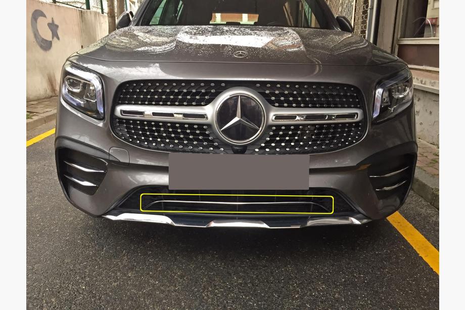 Mercedes GLB X247 2019- Listwa chromowana na przedni zderzak (stal nierdzewna) Image