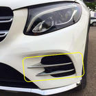 Mercedes GLC X253 2015-2022 Boczne nakładki ze stali nierdzewnej na przedni zderzak V1 zdjęcia 1