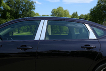 Volvo S90/V90 2016- Nakładki na słupki drzwi ze stali nierdzewnej (6 szt.) zdjęcia 2