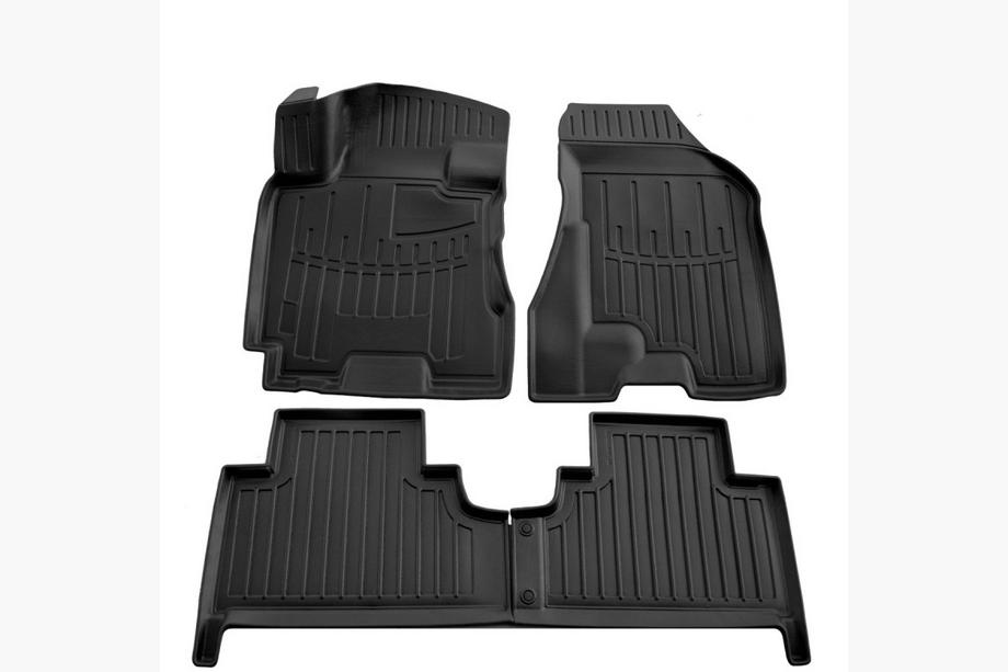 Hyundai Tucson JM 2004- Dywaniki gumowe Stingray 3D (4 szt, poliuretan) Image