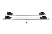 Mitsubishi Outlander 2006-2012 Belki dachowe poprzeczne OEM na zintegrowane relingi (2 szt, szare) zdjęcia 4