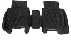 Honda Civic HB 2006-2012 Tylne gumowe dywaniki do wnętrza (2 szt, OEM) zdjęcia 1