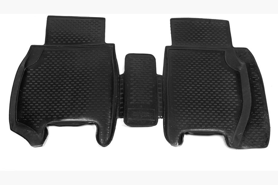 Honda Civic HB 2006-2012 Tylne gumowe dywaniki do wnętrza (2 szt, OEM) Image
