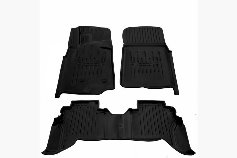 Mitsubishi Pajero Wagon IV 2006-2021 Dywaniki gumowe Stingray 3D (4 szt, poliuretan) Image