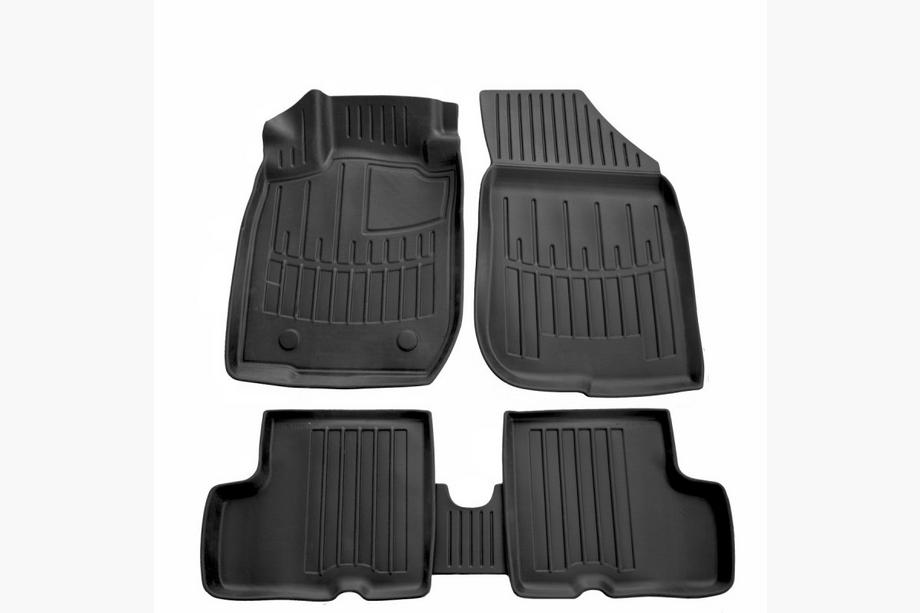 Dacia Duster 2008-2018 Dywaniki Gumowe Stingray 3D (2WD) (5 szt, Poliuretan) Image