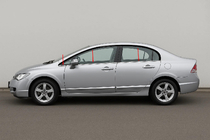 Honda Civic Sedan VIII 2006-2011 Listwy dolne okien stal nierdzewna (6 szt.) Carmos - Turecka Stal Nierdzewna zdjęcia 1
