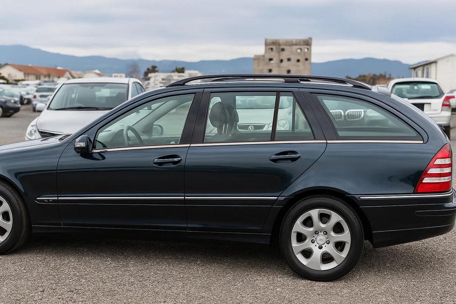 Mercedes C-class W203 2000-2007 Listwy Ozdobne Szyb Stal Nierdzewna Zdjęcia 3