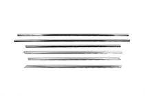 Mercedes E-class W211 2002-2009 Listwy Ozdobne Szyb Nierdzewne SW, Carmos - Turecka stal nierdzewna (6 szt.) zdjęcia 3